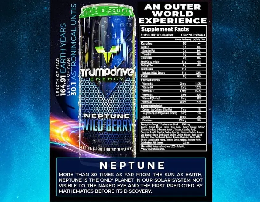 Neptune Wildberry: Trumpdrive Energy® Cognitive Boost