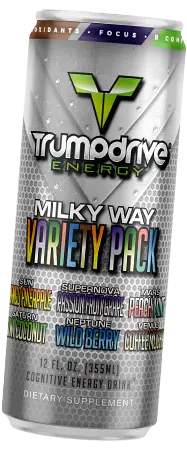 image of trumpdrive energy drink milky way pack