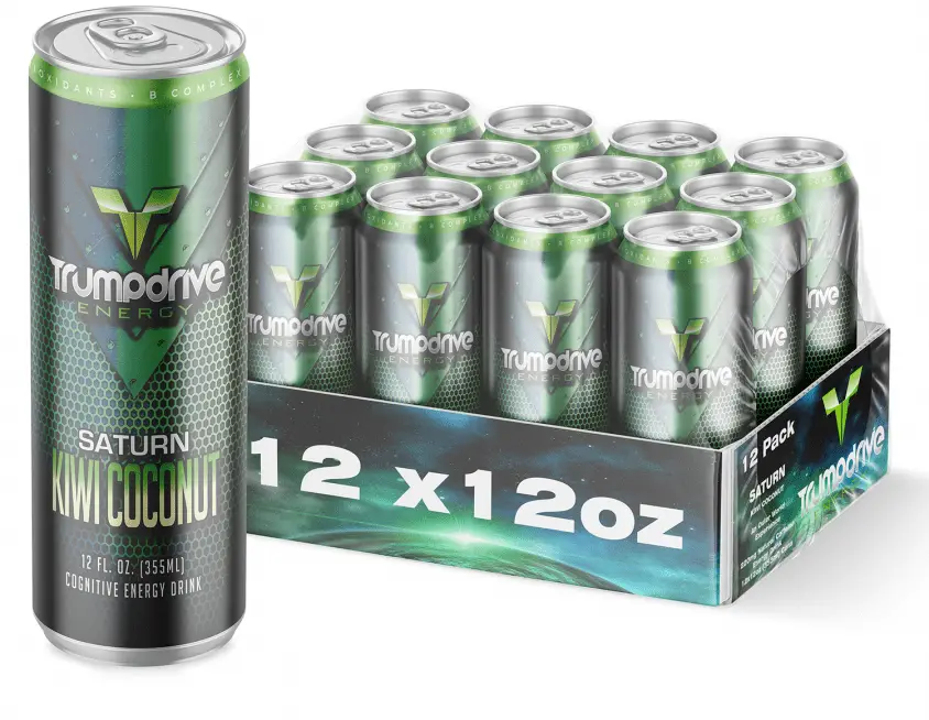 Saturn Kiwi Coconut Energy Drink by Trumpdrive Energy®