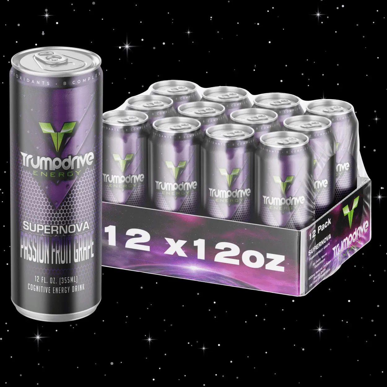 Supernova Passionfruit Grape: Buy Trumpdrive Energy Today